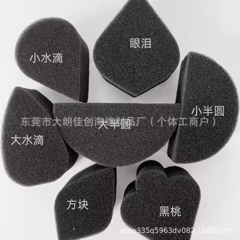 跨境热销面部彩绘花瓣海绵人体艺术彩绘海绵块瓷器印花绘画棉