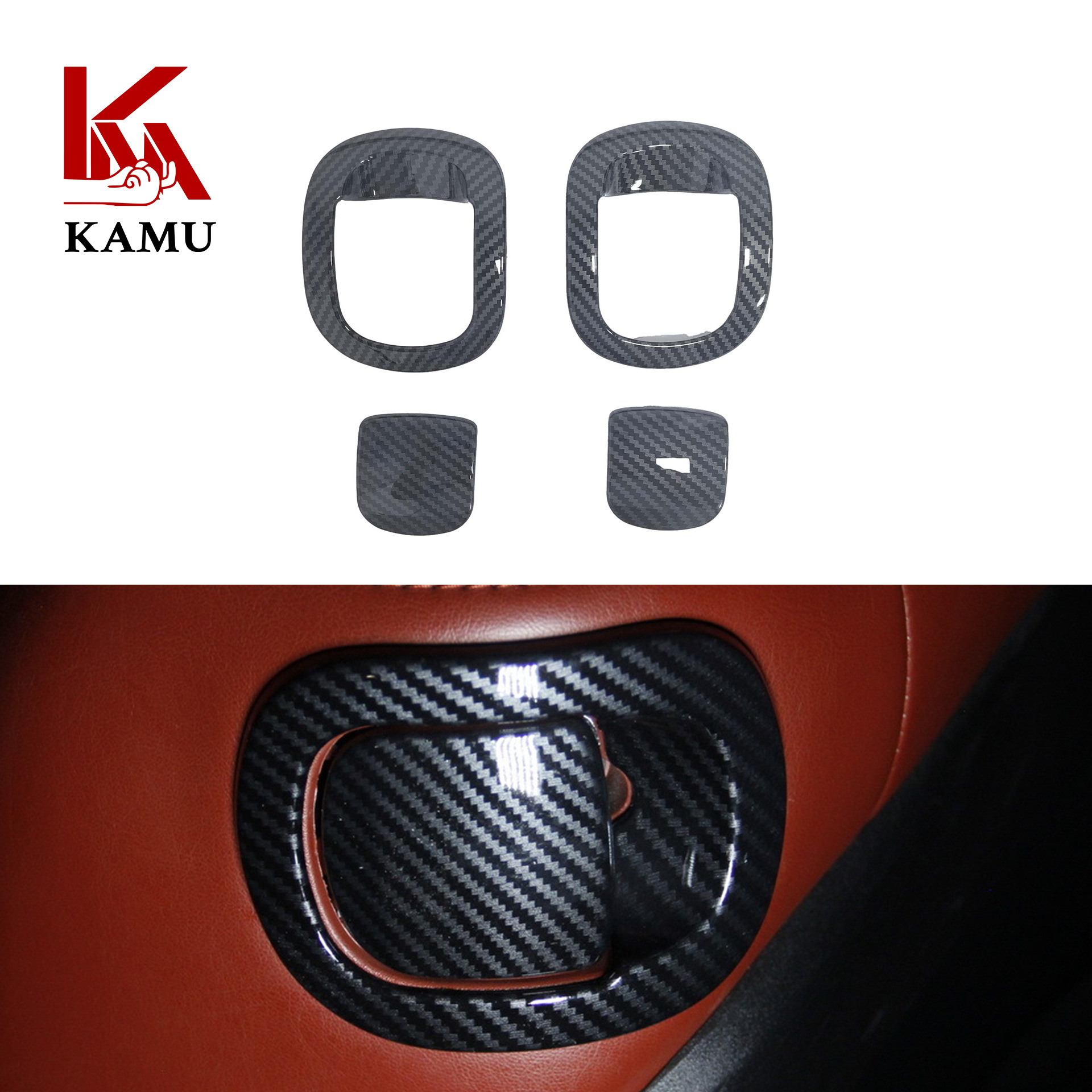 Suitable for Dodge Challenger Dodge Challenger carbon fiber pattern interior exterior navigation steering wheel gear