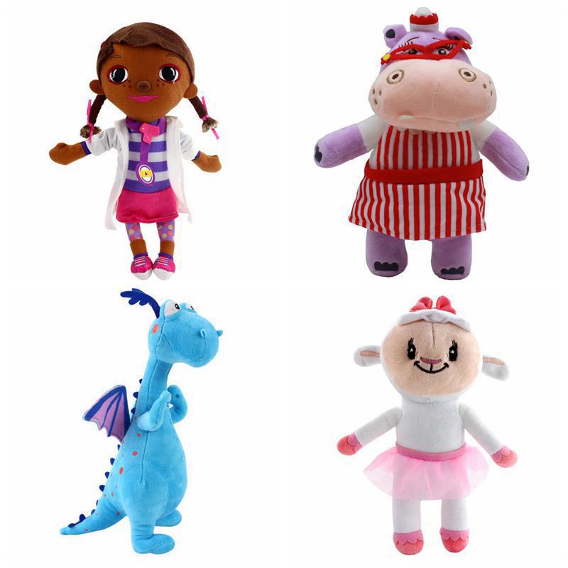 动漫麦芬小医生Doc McStuffins 河马恐龙 羊毛绒玩具批发公仔玩偶