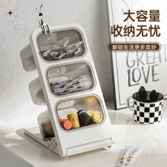 お茶の間カプセルコーヒー収納ボックスデスクトップお茶スナック整理収納棚多層ティーバッグ収納ボックス卸売