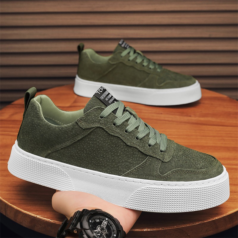 Zapatillas de hombre nuevas de verano con suela gruesa, suela blanda, transpirables, cómodas, informales, modernas y versátiles, zapatos de hombre sencillos al por mayor