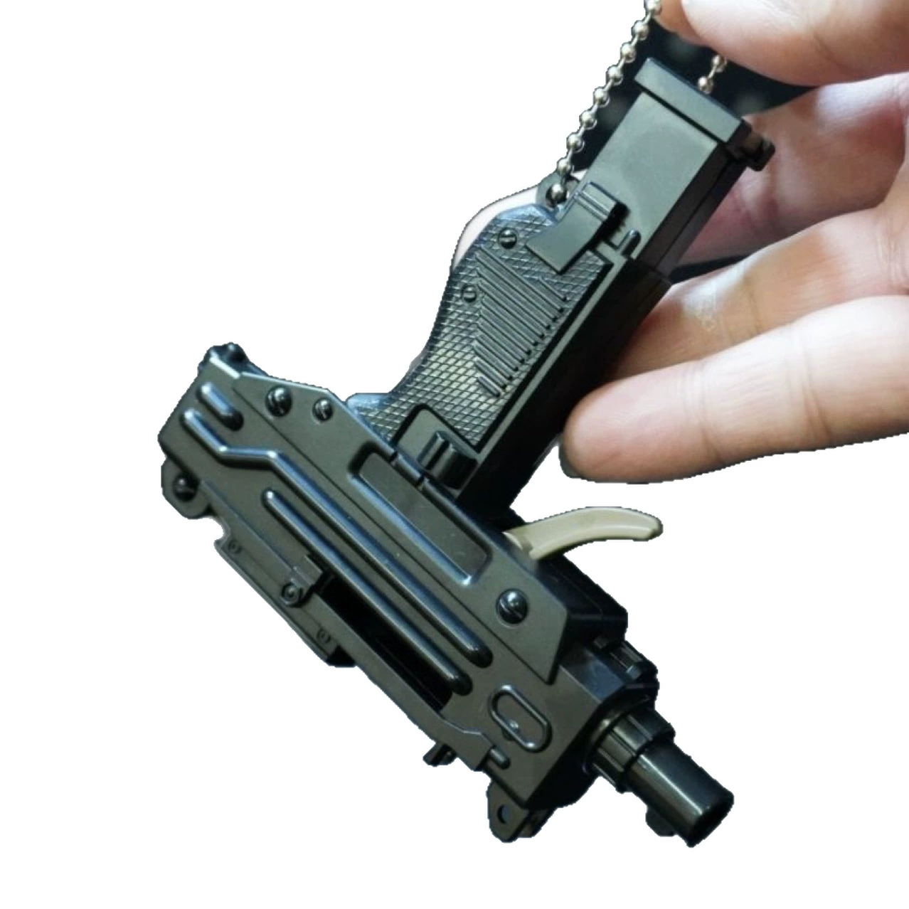 Брелок-модель пистолета-пулемёта UZI из игры про куриц, подвеска в виде оружия, 3D-печать