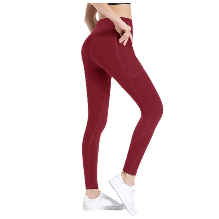 Pantalones de yoga para mujer, ideales para correr y hacer ejercicio. Modelo ajustado XY7002._voghion.com