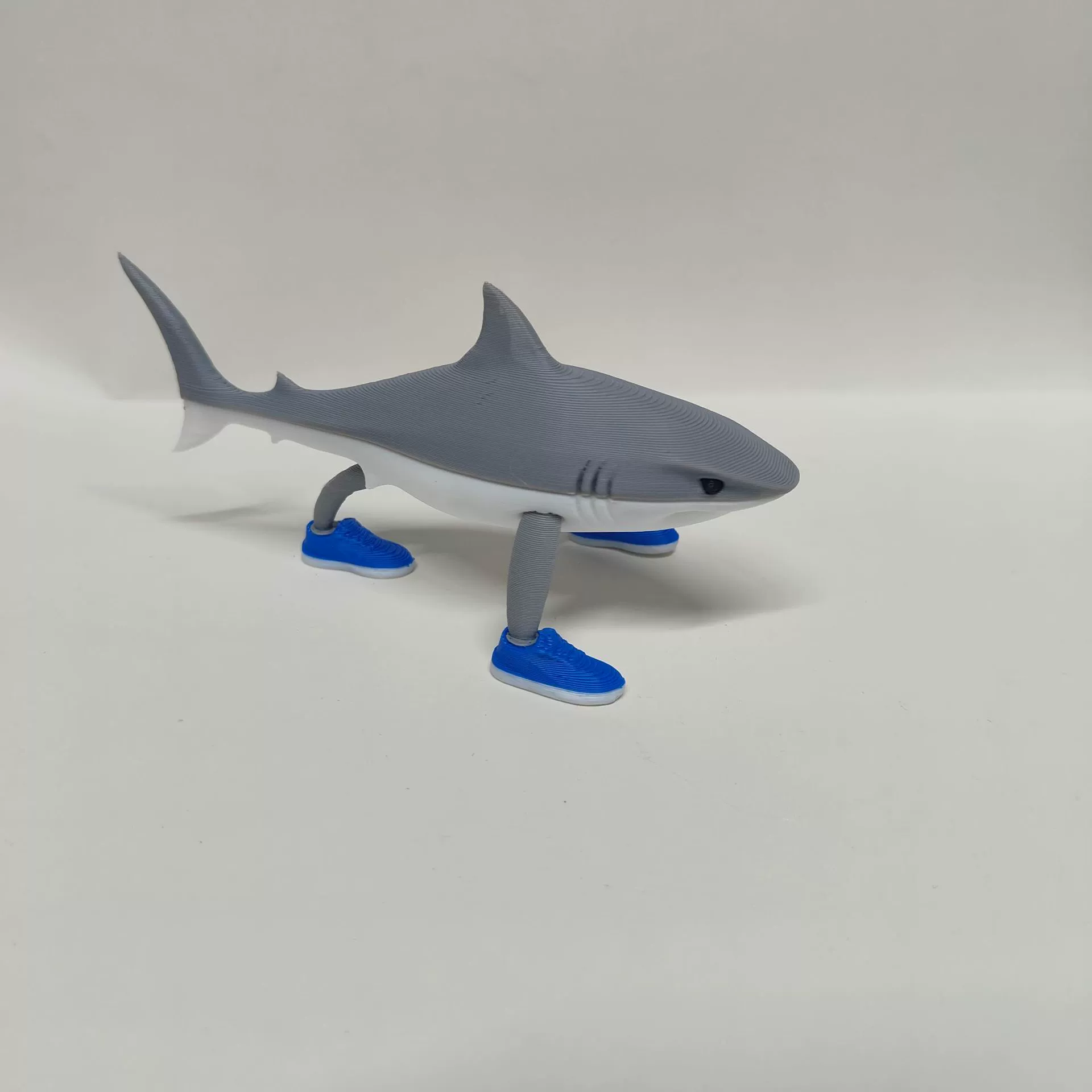 TungtungtungSahur Stick Man American Mountains and Seas Tralalerotralala Shark 3D Print