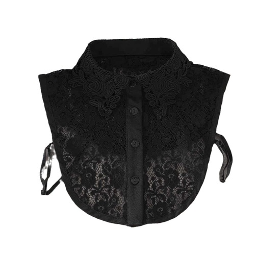 新款假领子女百搭假领春秋冬季蕾丝透气休闲衬衣假衣领花边娃娃领