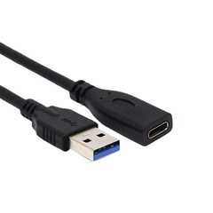 TYPE C母 转USB3.0 公口转接头线USB3.0A公对3.1TYPE C母延长线铜
