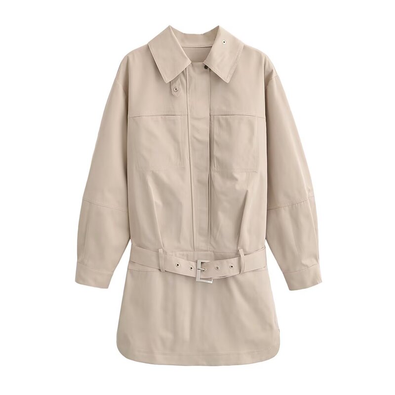 Nssf - Self-Made Cross-Border European and American Foreign Trade Women's Clothing New Model, Aliexpress Hot-Selling Fashion Jacket Dress with Belt Nssf - Self-Made Cross-Border European and American Foreign Trade Women's Clothing New Model, Aliexpress Hot-Selling Fashion Jacket Dress with Belt