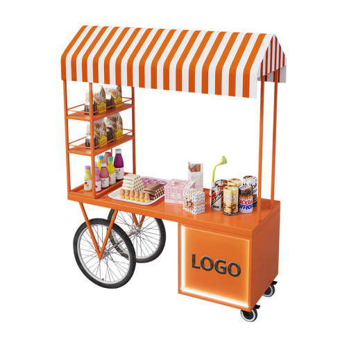 Street stall dining cart movable float market stall cart night market sales truck outdoor snack street stall cart