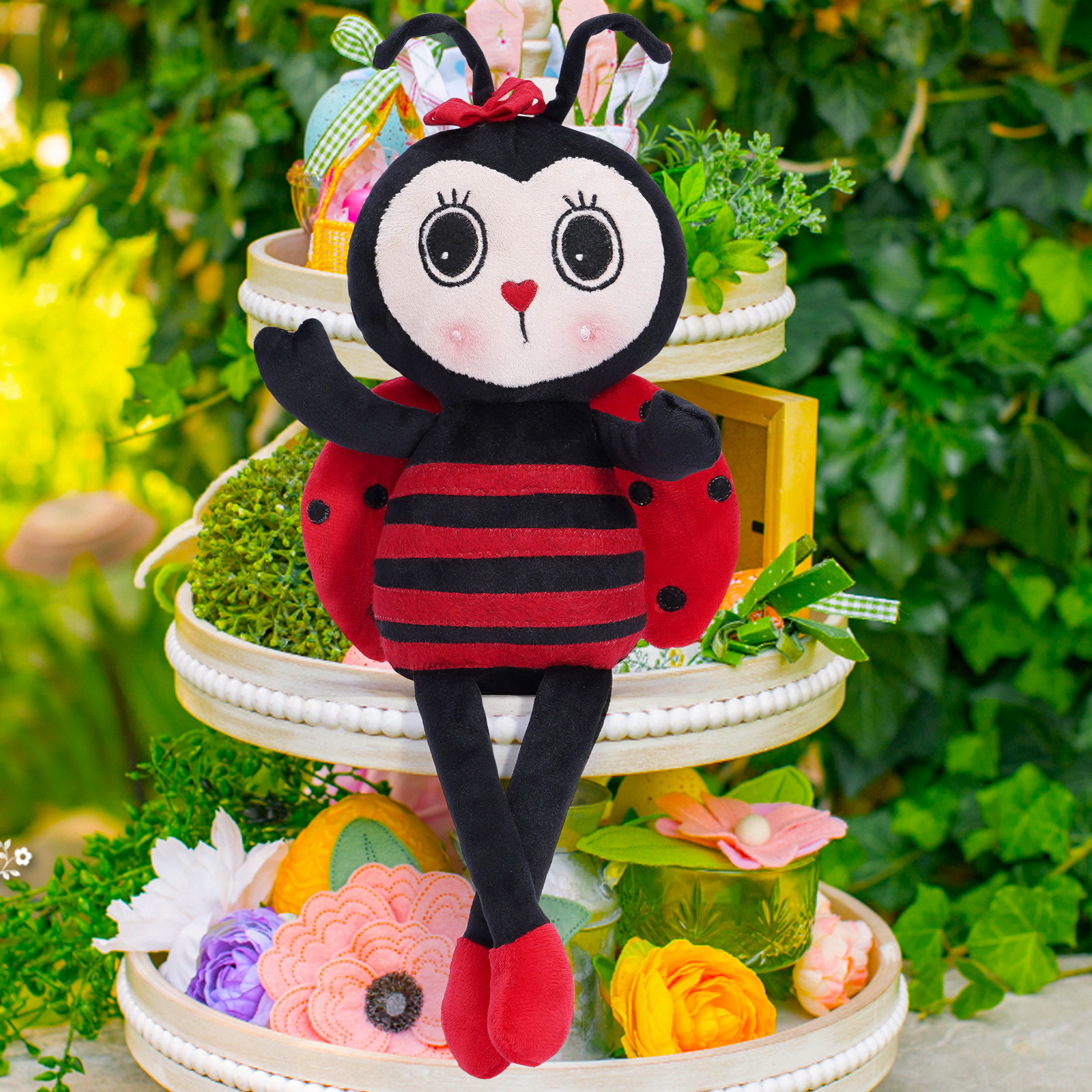 Primavera transfronteriza siete estrellas marioneta muñeca adorable creativa piernas largas cuatro estaciones marioneta muñeca decoración de vacaciones decoraciones