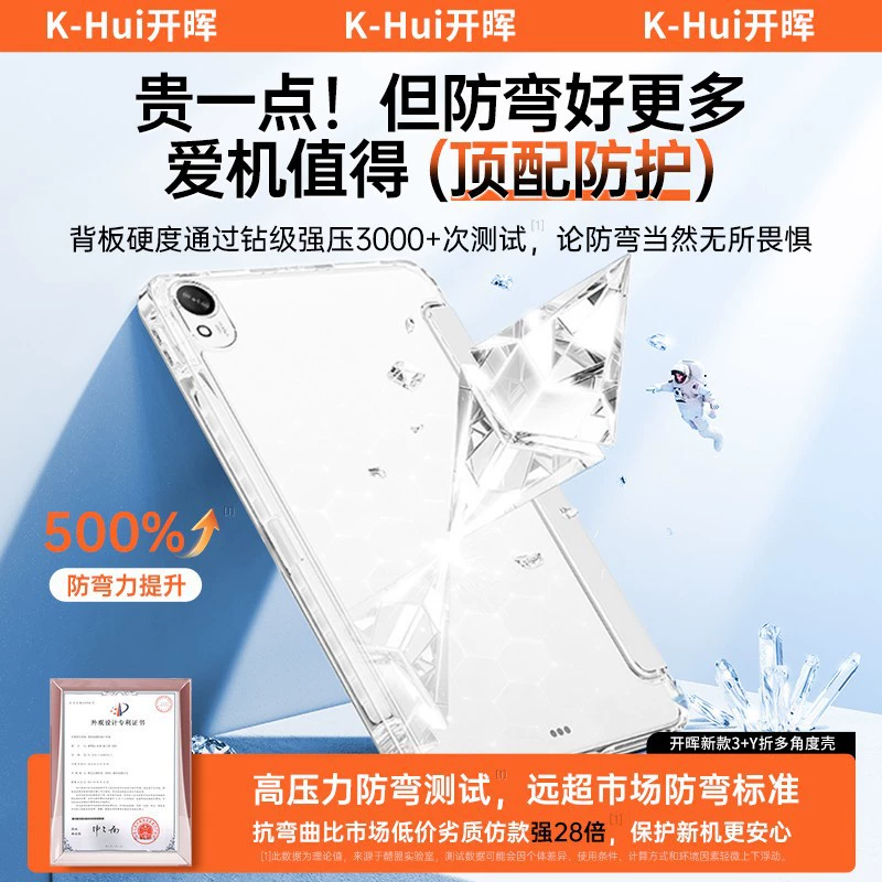 Подходит для защитного чехла iPad air6/5 новая 3+y складывающийся 11/10/9 защитный чехол Pro202 4 плоская панель с отделением под ручку