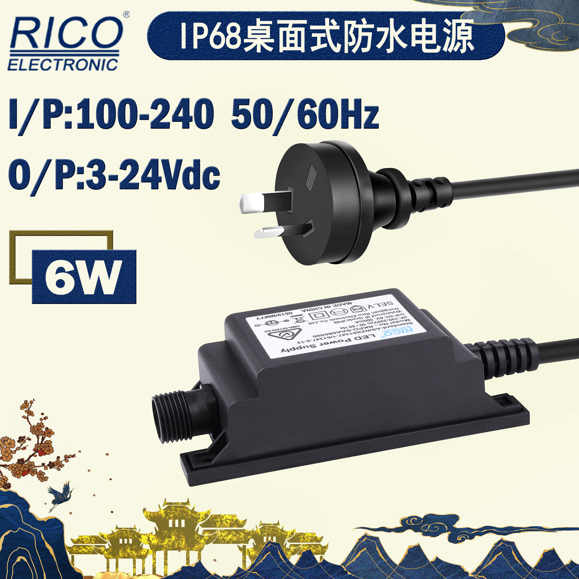 东莞厂家供应户外UL防水电源/附合UL1310标准节能UL认证IP68