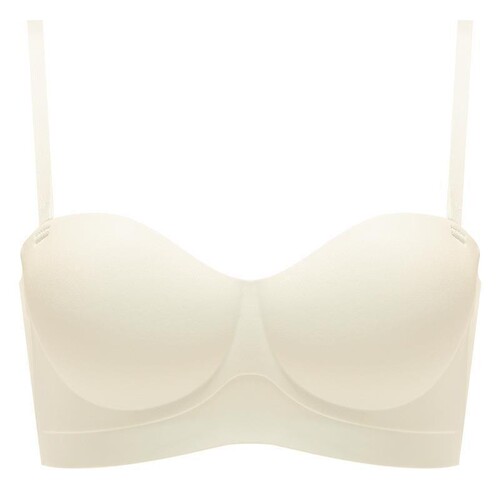 Underwire-free women's anti-slip half-cup small bust shaping bra for enhancing size and preventing sagging, invisible undergarment bra