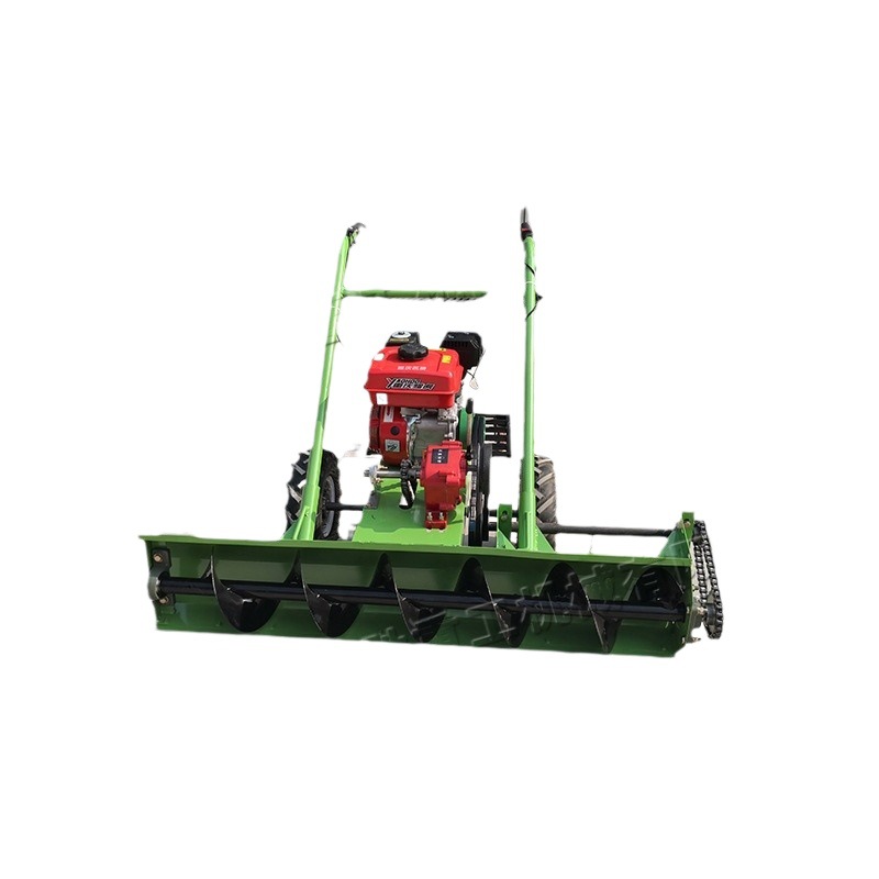 Pequeño removedor de nieve gasolina mano empuje pequeña barredora de nieve espiral invierno ciudad carretera removedor de nieve