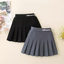 女童百褶裙短裙2025春秋新款韩版儿童学院风女孩西装裙半身裙秋季