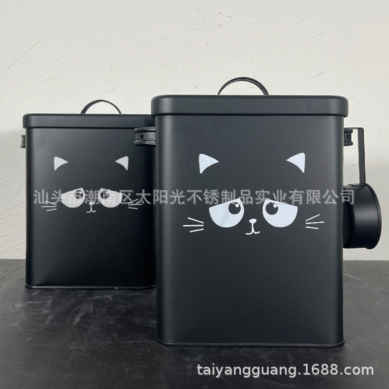 Поколение ведер для хранения зерна для домашних животных для хранения корма для кошек герметичные влагостойкие закуски сублимированные ведра для хранения корма для собак источник завод