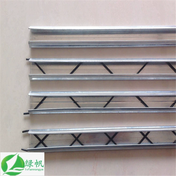 Материалы для теплиц, специальный алюминизированный цинковый кардшоттер и пружина для теплиц, кардшоттер для прессования пленки, кардшоттер типа "ласточкин хвост" 0,7 мм, не поддающийся ржавчине.