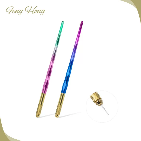Tattoo embroidery colorful small waist handmade pen colorful tattoo embroidery pen tattoo embroidery fog pen factory direct sales can be labeled