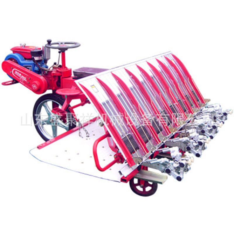 源头厂家新款式农用座驾式4行6行水稻插秧机 水田秧苗插禾机