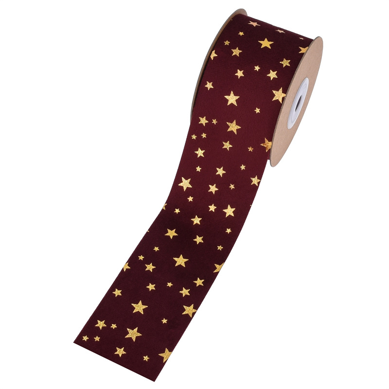 Corte transfronterizo de tela de Navidad coronas de flores navideñas arcos de tela material de embalaje de regalo cinta suave