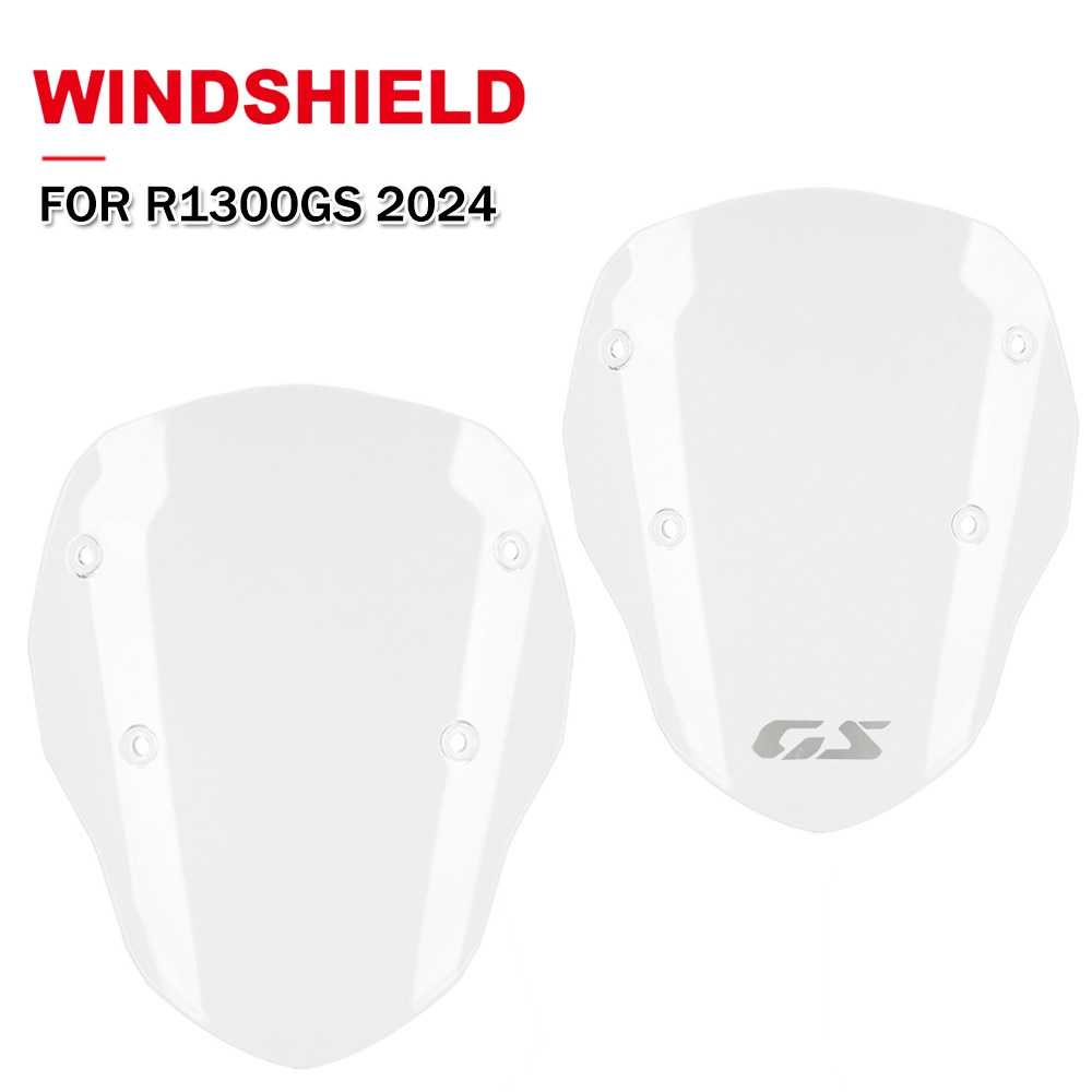 Motorcycle Accessories Suitable for Bmw R1300Gs 2024 Modified Windshield Front Windshield Heightening Windshield Deflector Cover