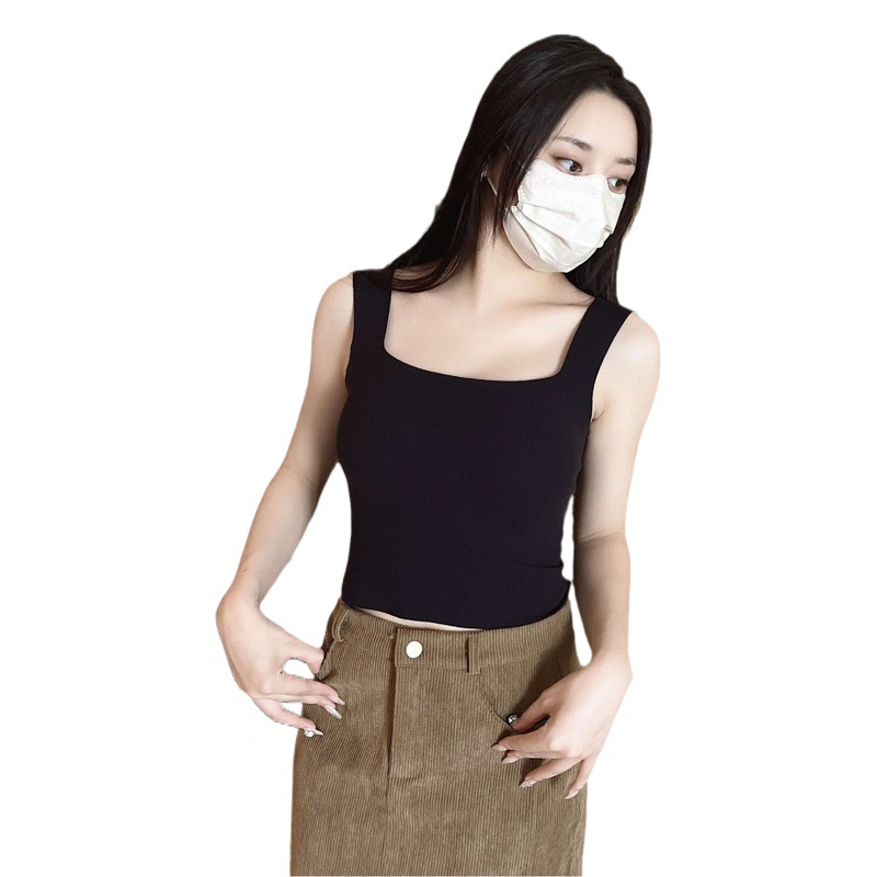 Nuevo otoño e invierno cálido chaleco SLIM-Fit de doble cara cepillado desgaste exterior taza fija ropa interior de tres capas ropa interior base