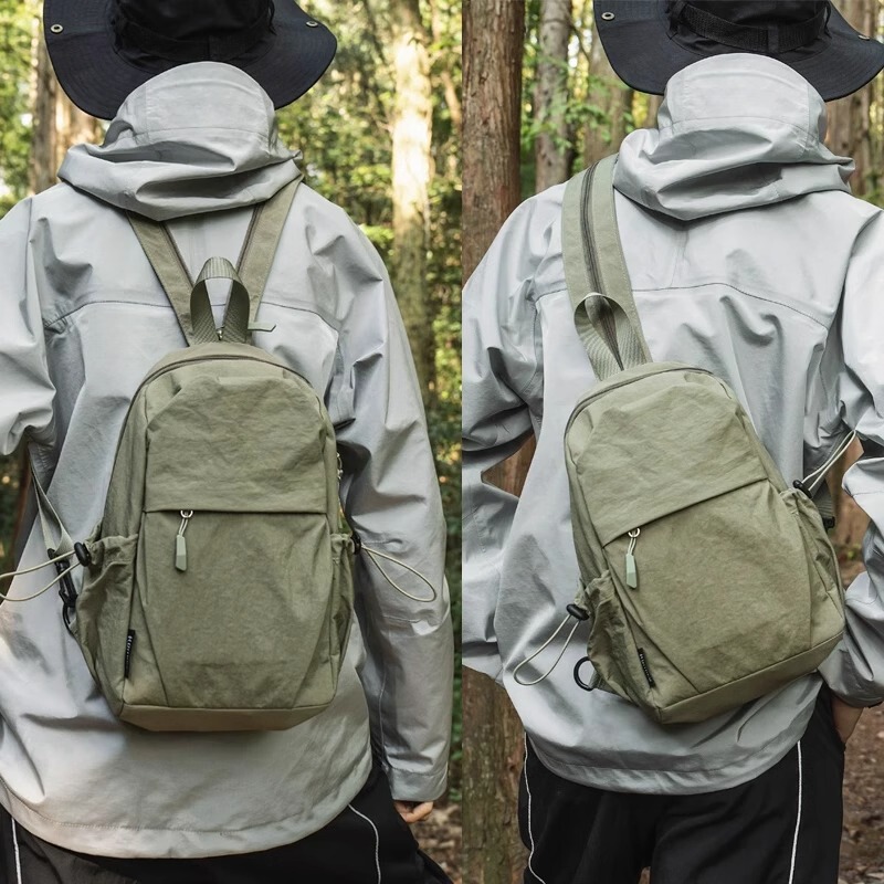 Multifunctional Dual-Purpose Chest Bag for Men and Women, Small Backpack, Outdoor Mountaineering Backpack, Lightweight Waterproof Travel Crossbody Bag