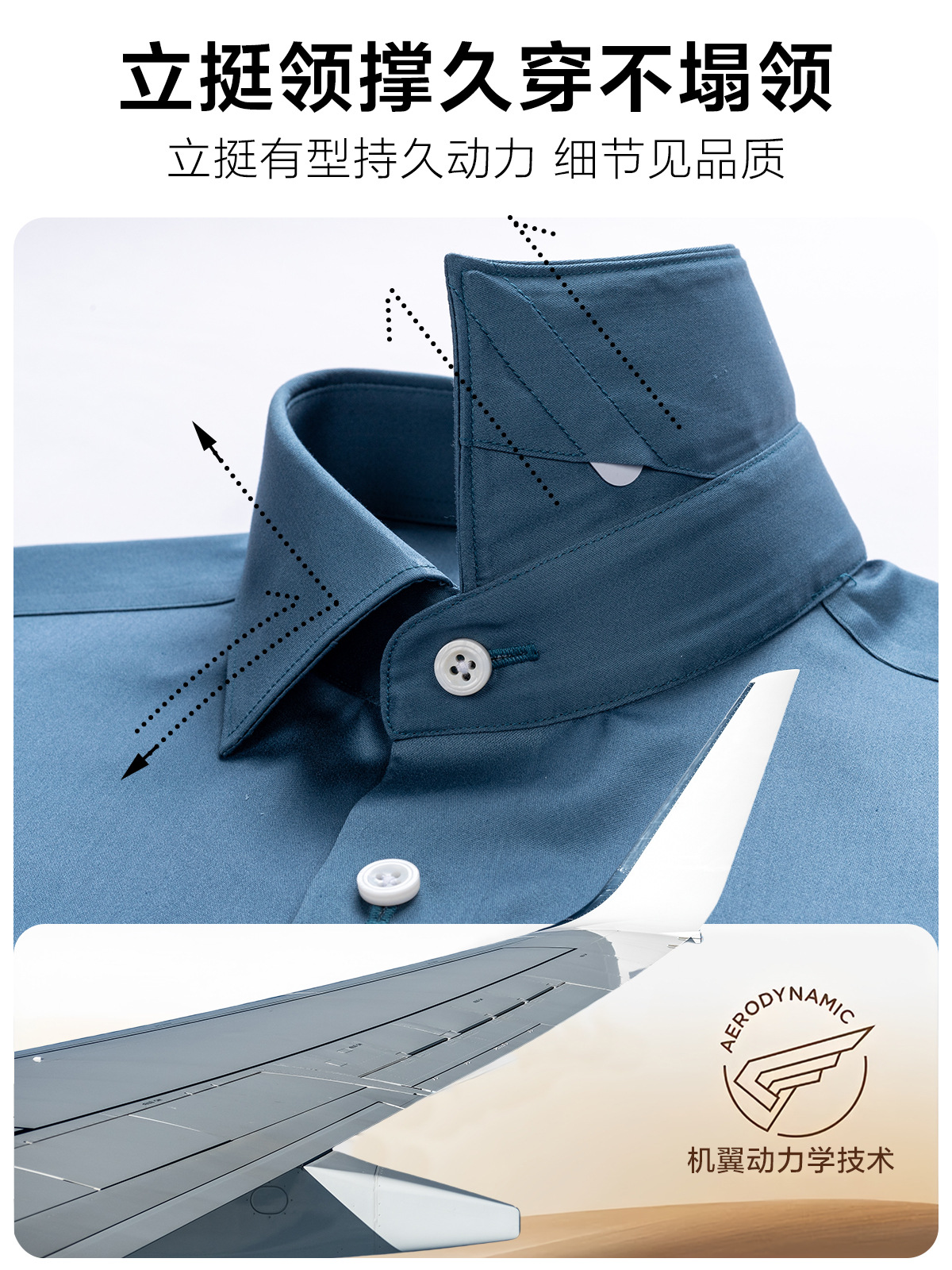 Camisas para hombres, prêt-à-porter de manga larga para hombres, camisas casuales sin planchar, algodón puro puro algodón azul lago 200 cuatro hilos de sentido de alta gama