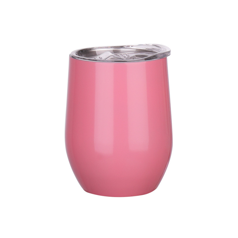 Taza de huevo de acero inoxidable 304 12oz taza de cerveza vacío taza de cáscara de huevo transfronteriza taza de agua portátil al por mayor