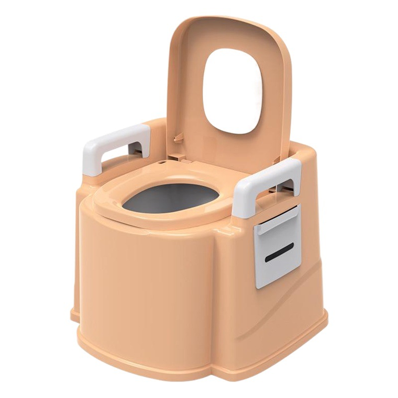 Toilet for the Elderly Pregnant Women Indoor Mobile Toilet for the Disabled Toilet Chair Double Armrest Toilet Chair Installation-Free