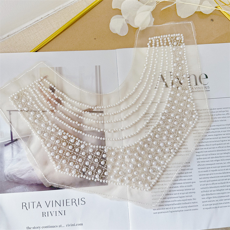 2023 malla cuentas bordadas collar redondo en stock encaje vestido vestido de alta calidad ropa lavable