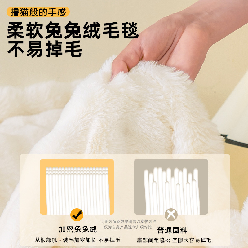 Otoño y invierno nuevo tipo de imitación de goma de seda espuma mantas sofá dormitorio coche de oficina de almuerzo dormitorio caliente