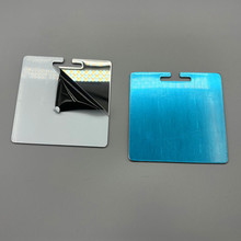 摔不碎不锈钢镜片迷你化妆镜小镜子便携金属随身镜子