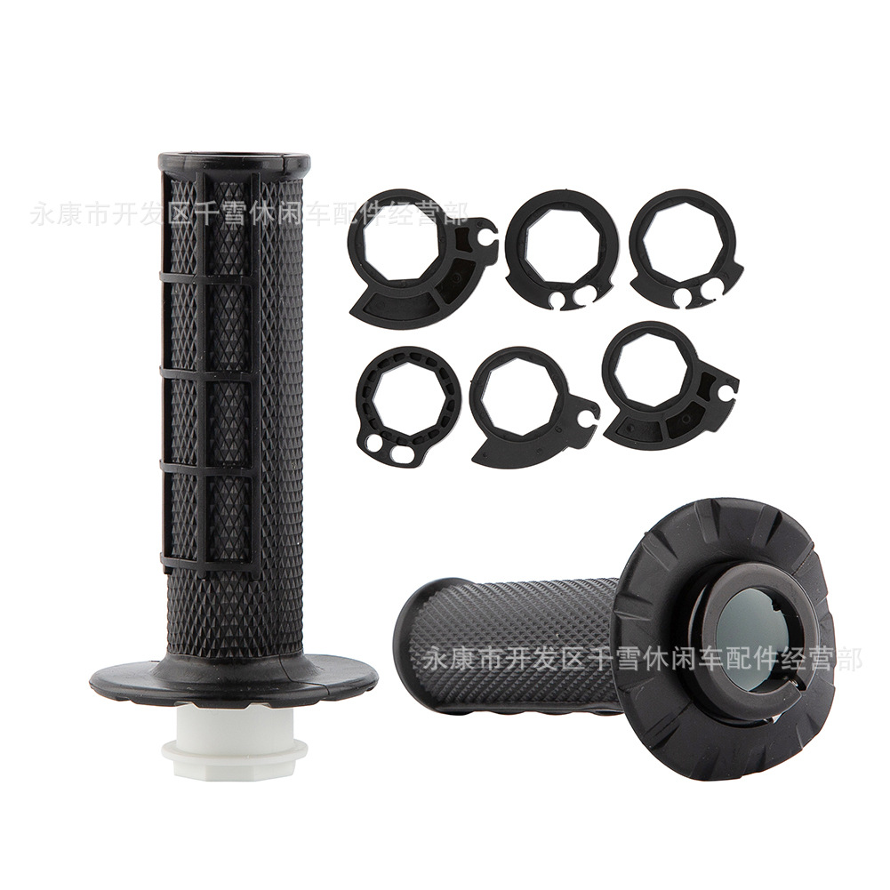 Puños de manillar universales con función de autobloqueo, aptos para motocicletas todoterreno KTM, Honda, Kawasaki, Yamaha GAS.