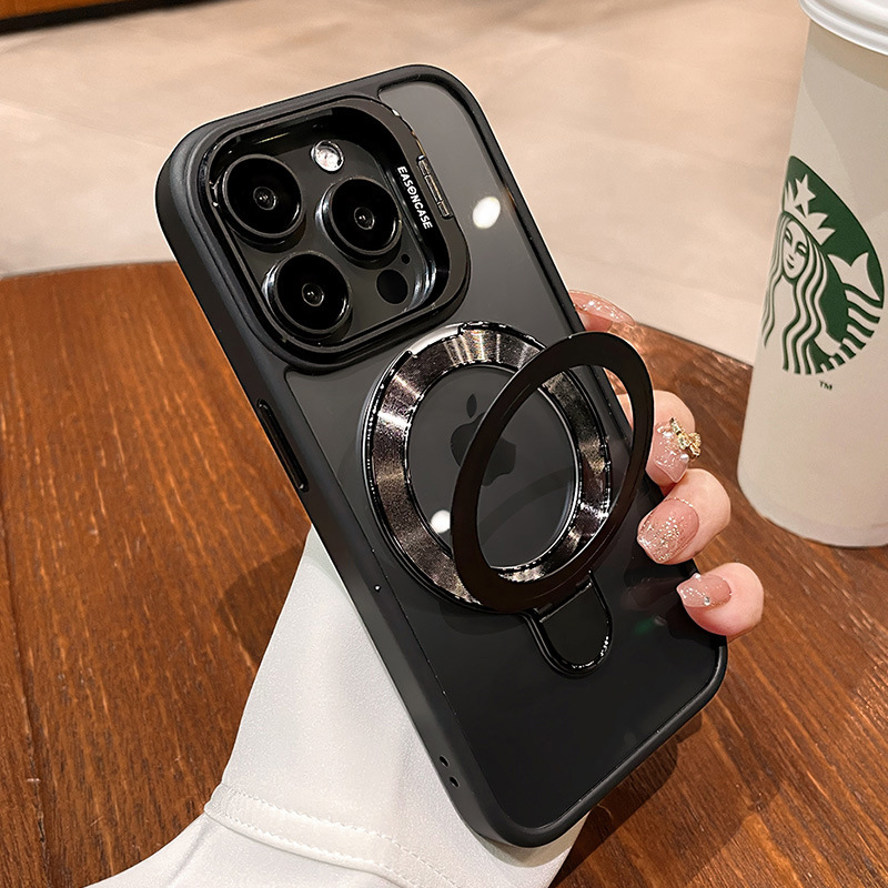Apple 17PRO 携帯電話ケース U1 デュアルマグネットスタンド iphone15PRO 保護ケース メタル13 高級感|undefined