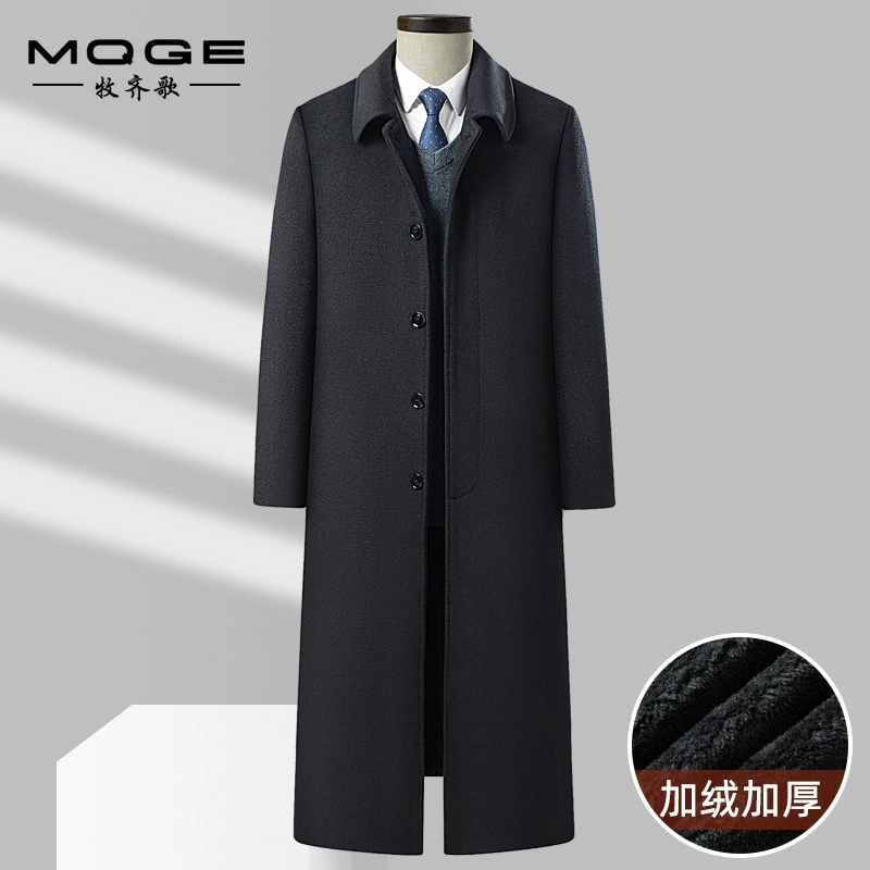 Зимняя новая мужская шерстяная шерстяная шерстяная шерстяная шерстяная шерстяная куртка