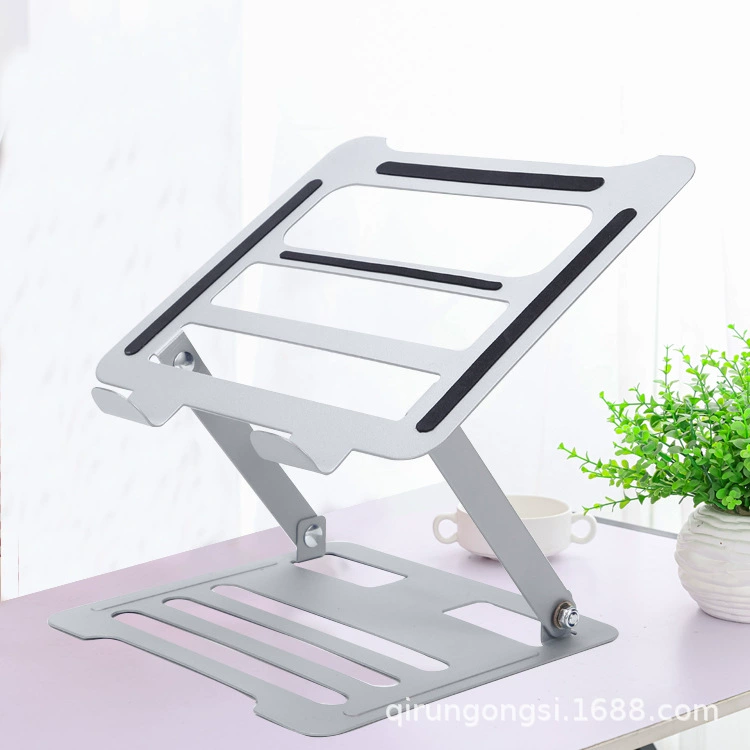 Подлинный держатель ноутбука можно поднимать и складывать портативный с поднятием охлаждение металлический портативный настольный стол