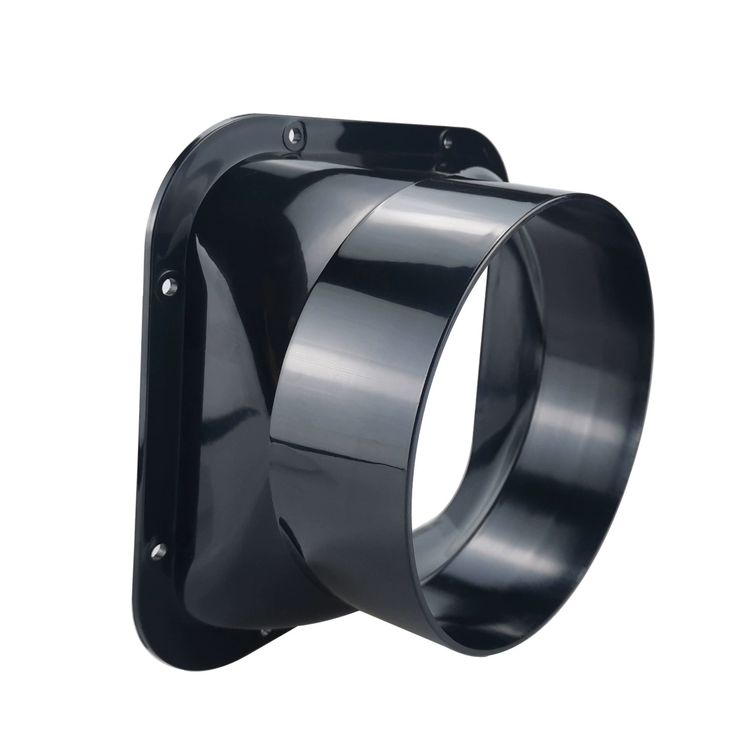 Новый пластиковый фланец из АБС-пластика для воздуховодов: переходник с квадратного на круглый, двухсторонний, для вентиляции, от производителя