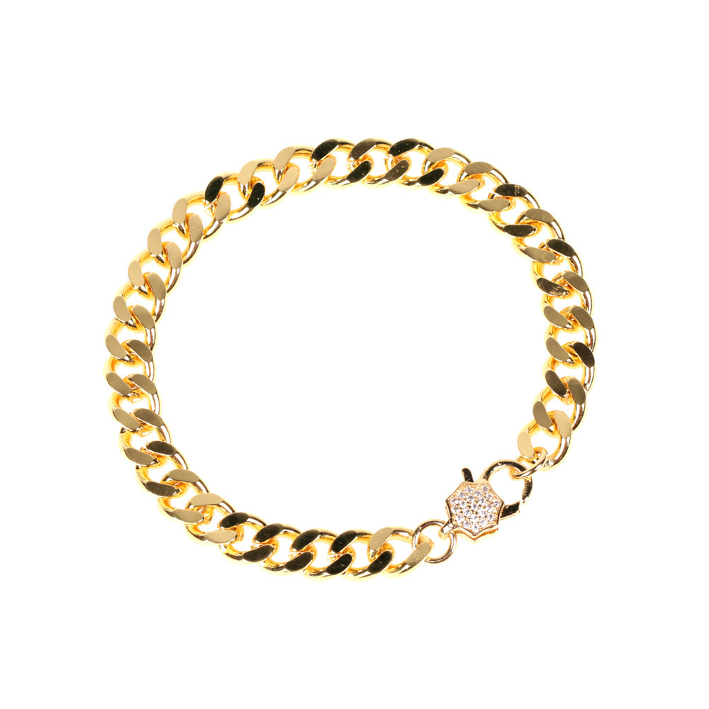 Bracelet De Mode Diamant En Cuivre display picture 9