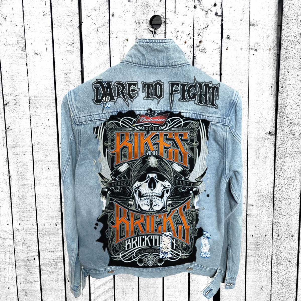 Men's Denim Jacket Round Neck Casual Printed Jacket For Autumn_voghion.com