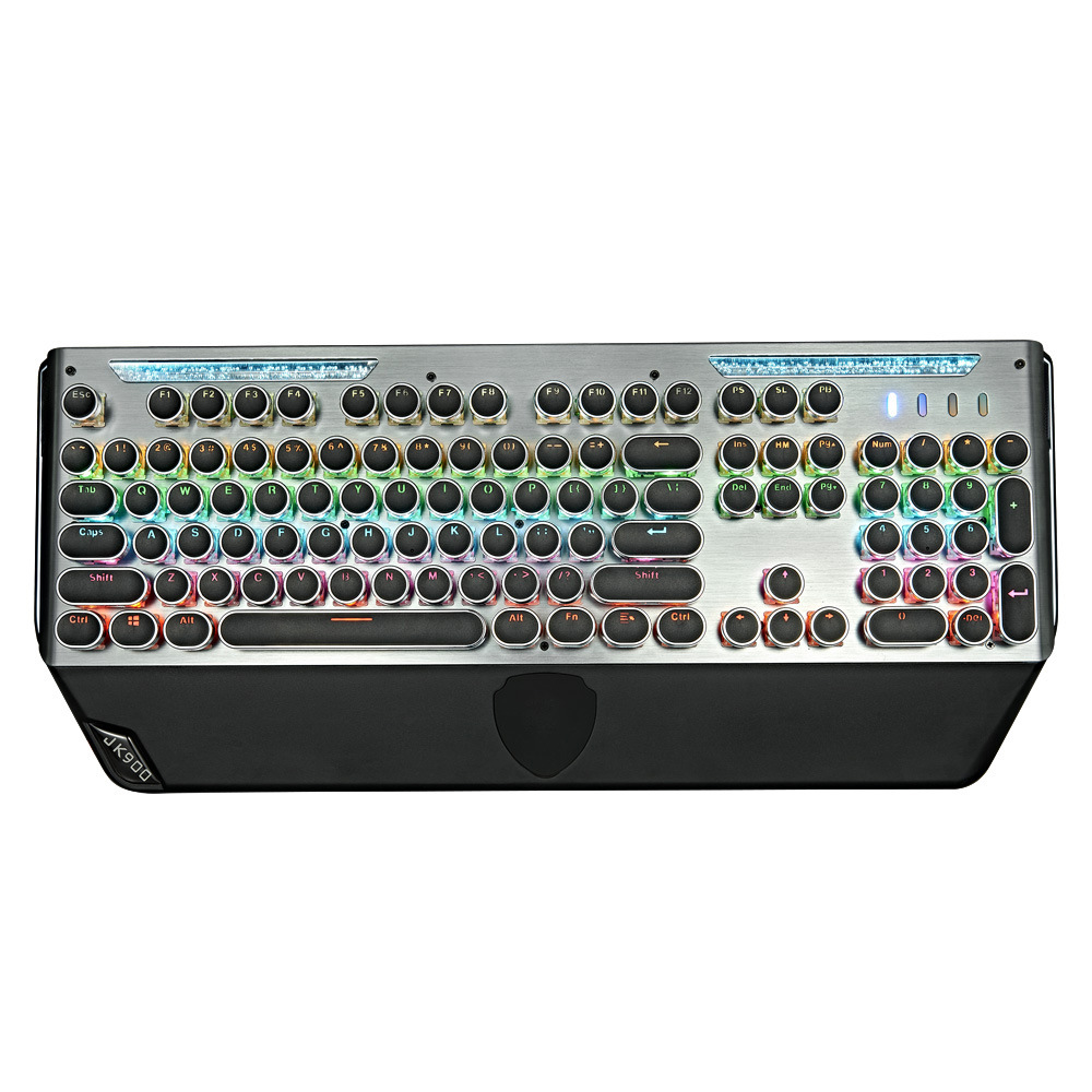 Mechanical Gaming Keyboard With Rgb Lighting And Wrist Rest_voghion.com