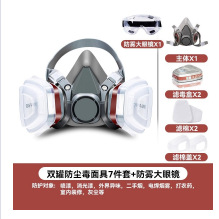 Máscara de gas máscara completa pintura en aerosol pulido máscara protectora protección contra incendios gran vista capucha especial a prueba de polvo transfronteriza 6800