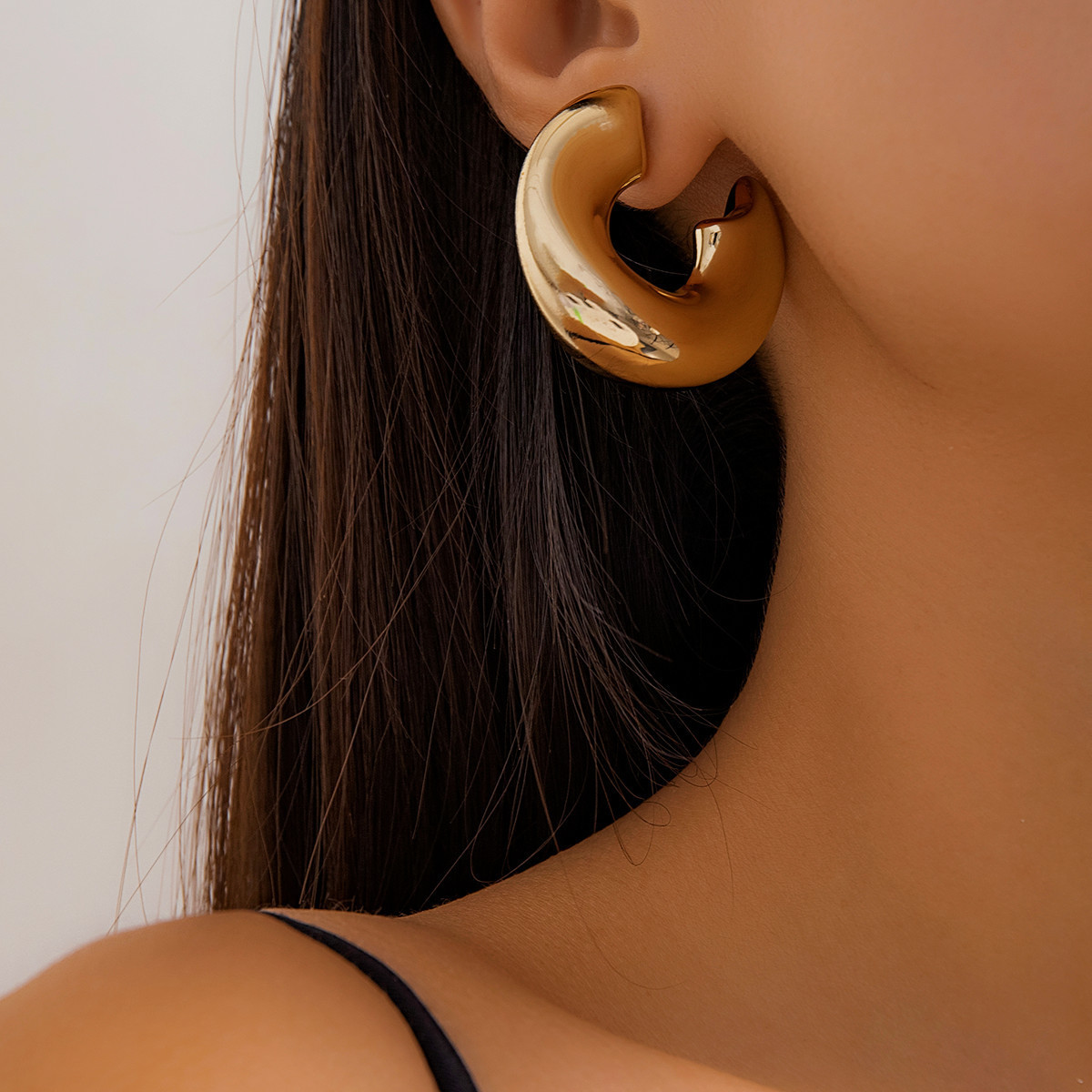 15g Weight Alloy Ear Needle Material Earrings Classification 1 Pair Quantity Holiday, Travel Occasion CCB, Alloy Material Geometric Pattern Women's Gender Plating Design Casual, Elegant, Lady Style 1 Pair Casual Elegant Lady Geometric Plating CCB Alloy Earrings 7