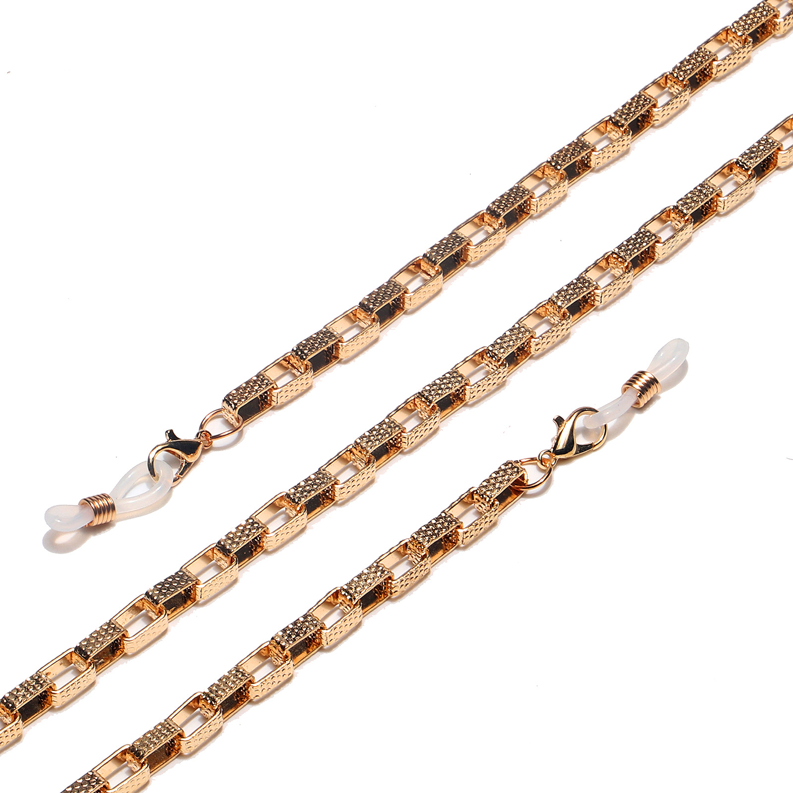 20g Weight Metal Material Fashion Simple Color Retention Golden Metal Glasses Chain 1