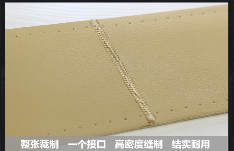 Car Steering Wheel Cover, Hand-Sewn Handlebar Cover, Universal Leather Cover for All Seasons, Non-Slip and Wear-Resistant, Complete Sizes and Various Colors