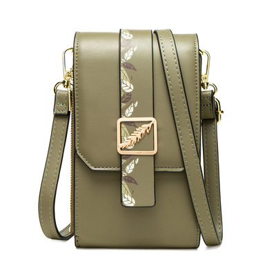 Prettyzys/普瑞蒂手机包女斜挎迷你小包包竖款小挎包放手机小包包