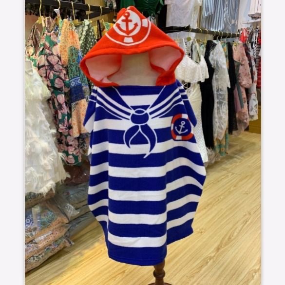 Children's Hooded Bathrobe Crocodile