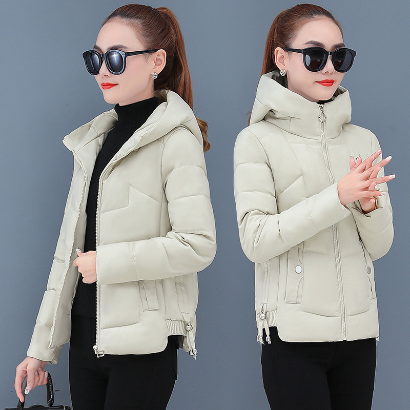 Chaqueta acolchada de algodón para mujer invierno estilo coreano ajustado