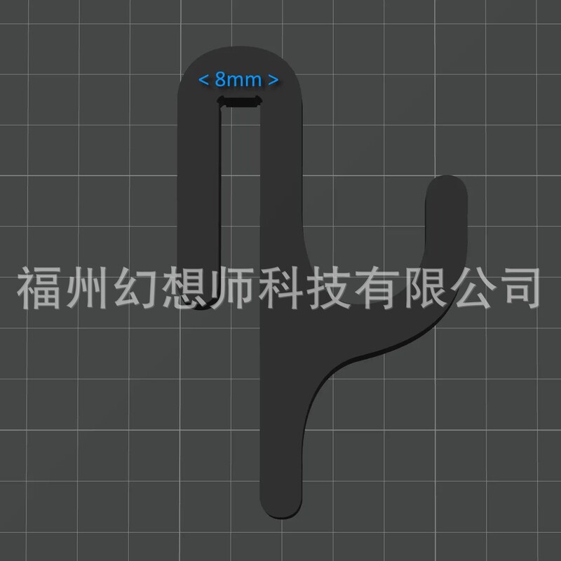 跨境新款Shower hook for 8 mm thick wall glass淋浴挂钩|undefined