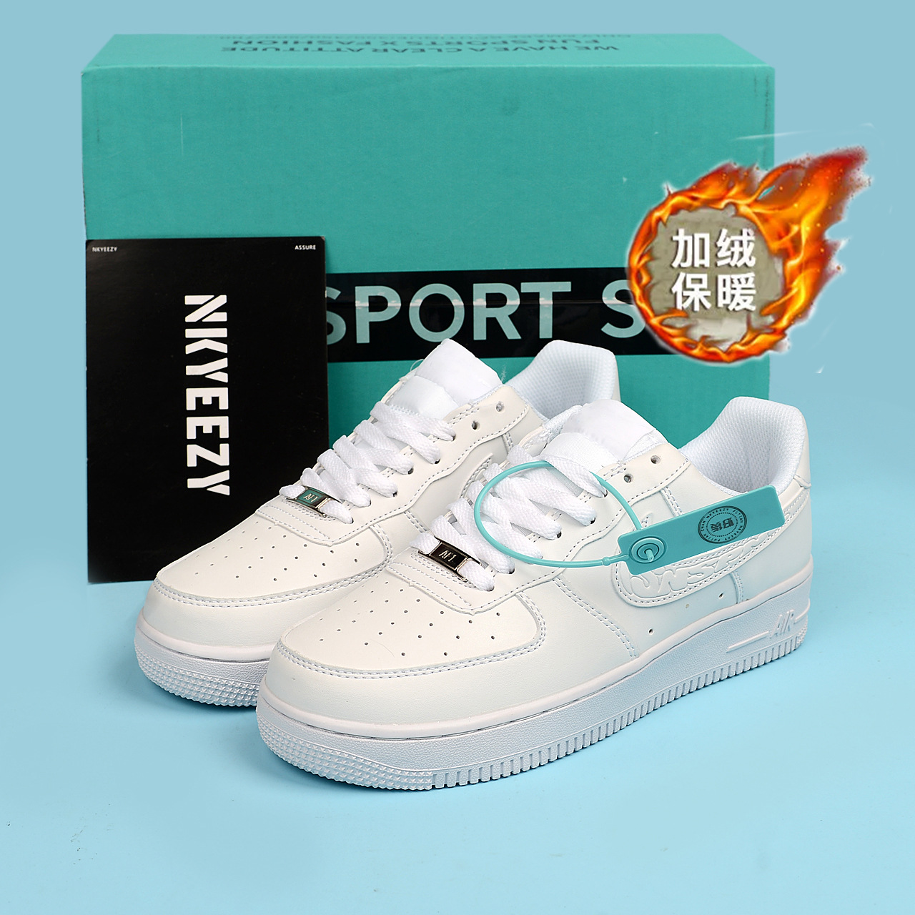 Resistente a la fiebre oficial AF1 blanco y negro panda fuerza aérea 1 zapatos de patina baja para hombres y mujeres zapatos deportivos casuales para correr Putian Dunk