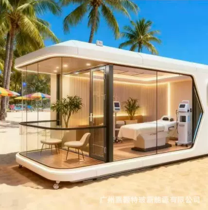 高端品牌新能源医美太空舱CE认证防水防锈太阳能太空舱定制